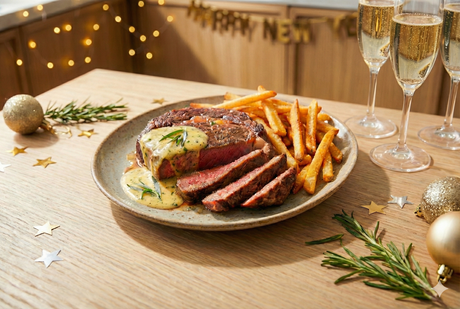 Un réveillon de luxe à la maison : Steak Frites & Sauce Béarnaise avec ONYX Cookware