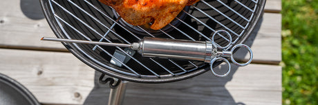 Obtenez plus de saveur dans votre viande avec une seringue à marinade d'ONYX Cookware
