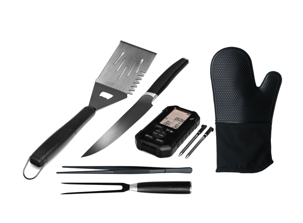 ENSEMBLE COMPLET POUR BARBECUE - THERMOMÈTRE - 1