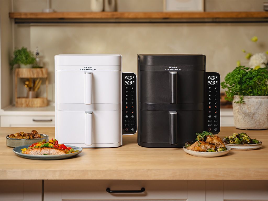 FRITEUSE À AIR CHAUD - DUAL STACK 12L - BLANC - 3