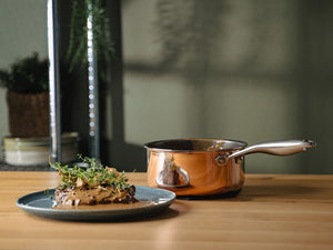 SET DE CASSEROLES HYBRIDE ANTIADHÉSIF CUIVRE - 2 PIÈCES - 2