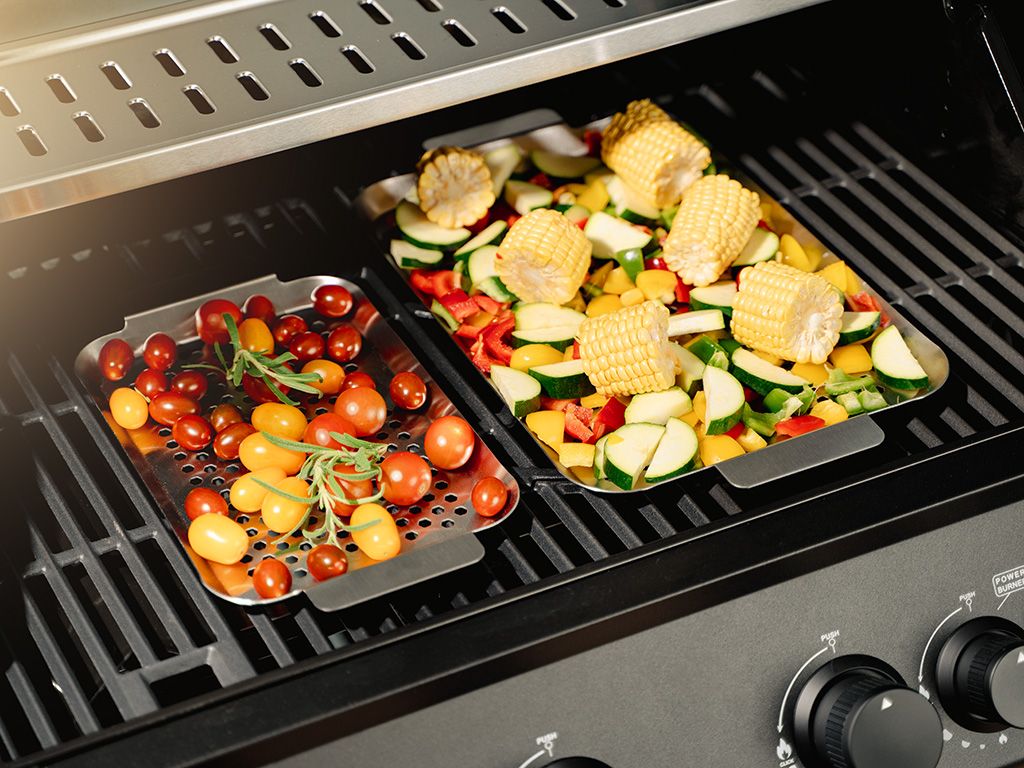 PLATEAU BBQ EN ACIER INOXYDABLE 43×25 CM - 4