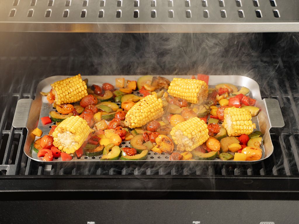 PLATEAU BBQ EN ACIER INOXYDABLE 50×30 CM - 4