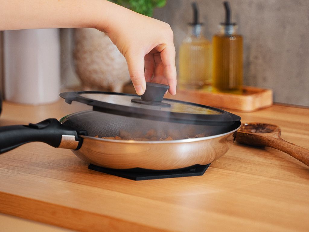 COUVERCLE EN VERRE SANS MANCHE – 30 CM - 4