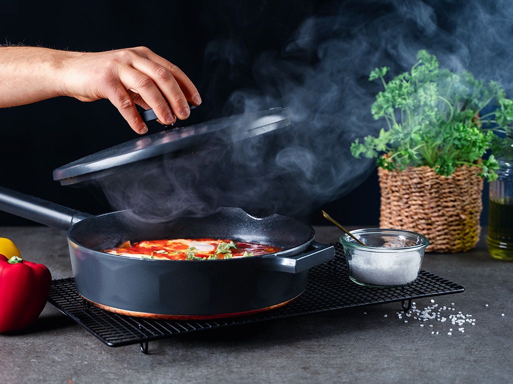 POÊLE SAUTÉ EN CUIVRE MAGMA 28 CM - 3
