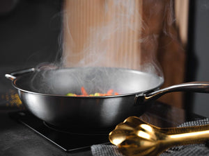 ZERO – POÊLE WOK ANTIADHÉSIVE NATURELLE 30 CM - 6