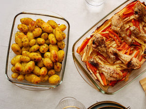 PLAT EN VERRE RÉSISTANT AU FOUR - 1.6L - 4