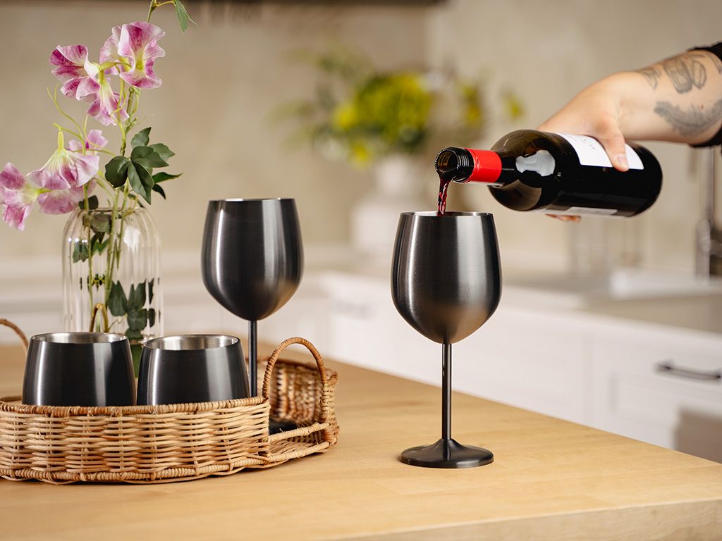 VERRE À VIN À DOUBLE PAROI EN ACIER INOXYDABLE - 3