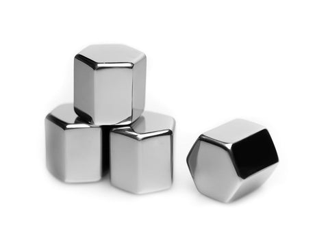 GLAÇONS EN ACIER INOXYDABLE RÉUTILISABLES - 4-PIÈCES - 1