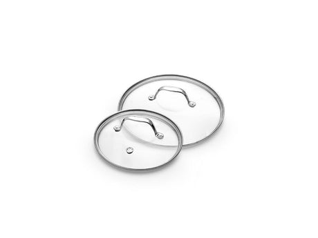 SET DE COUVERCLES EN VERRE 18/24 CM – 2 PIÈCES - 1