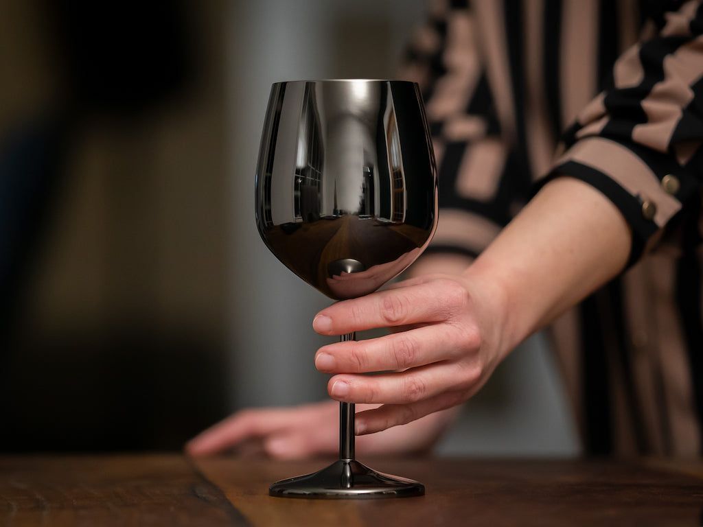ENSEMBLE VERRE À VIN EN ACIER INOXYDABLE 4-PC - 8