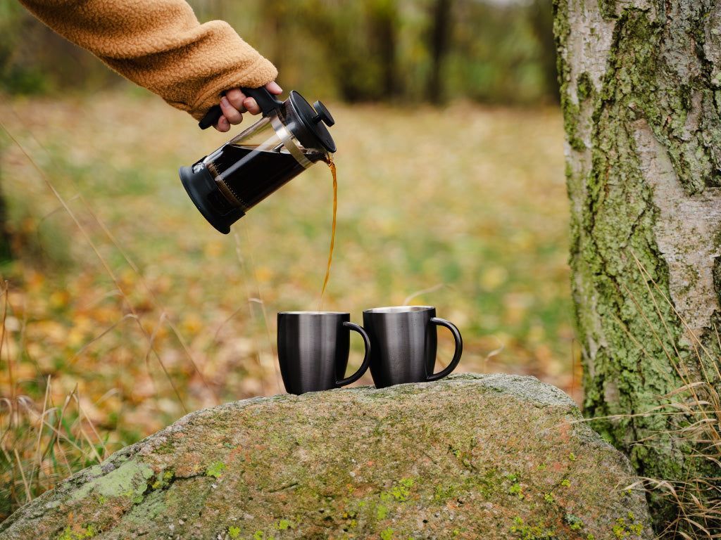 TASSE EN ACIER INOXYDABLE - 4 PIÈCES - 9