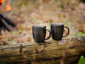 TASSE EN ACIER INOXYDABLE - 4 PIÈCES - 10
