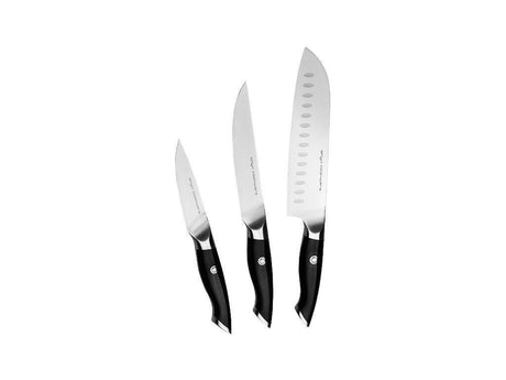 3-PIÈCES ENSEMBLE DE COUTEAUX À SANTOKU-UNIVERSEL-ÉPLUCHER - 1