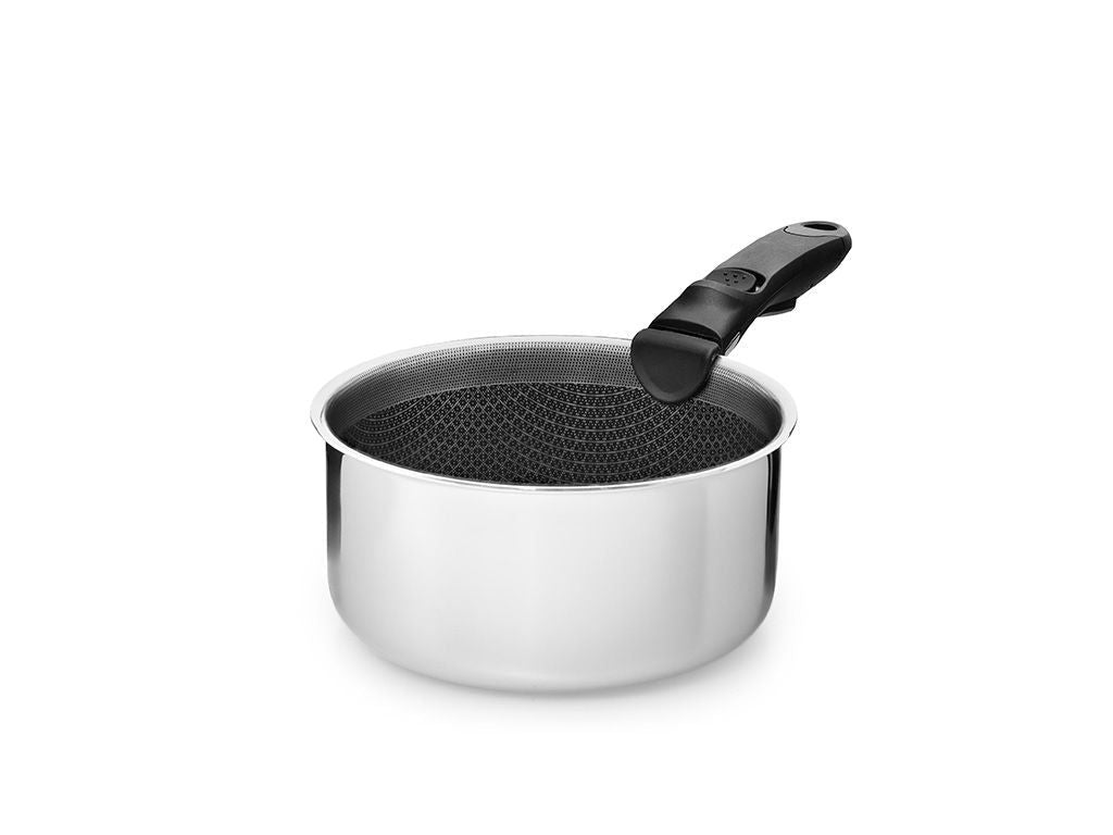 ENSEMBLE DE SAUCIER AVEC POIGNÉE DÉTACHABLE 18CM - 1