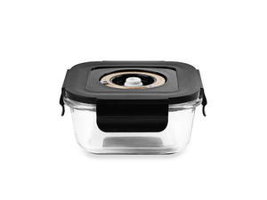 CONTENANT EN VERRE SOUS VIDE CARRÉ – 525ML - 1