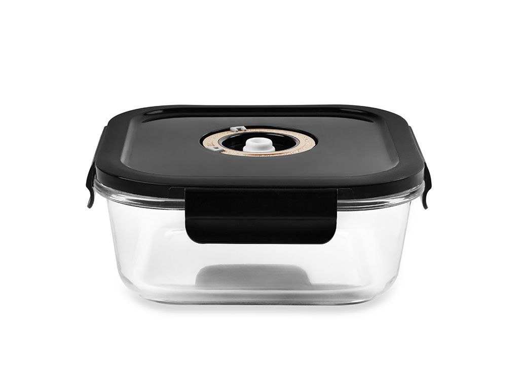CONTENANT EN VERRE SOUS VIDE CARRÉ – 800ML - 1
