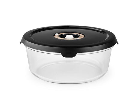RÉCIPIENT EN VERRE SOUS VIDE ROND – 1400ML - 1