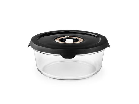 RÉCIPIENT EN VERRE SOUS VIDE ROND – 930ML - 1