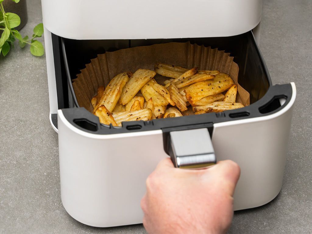 PAPIER DE CUISSON POUR FRITEUSE À AIR CHAUD 18 x 16 CM - 50 UNITÉS - 5