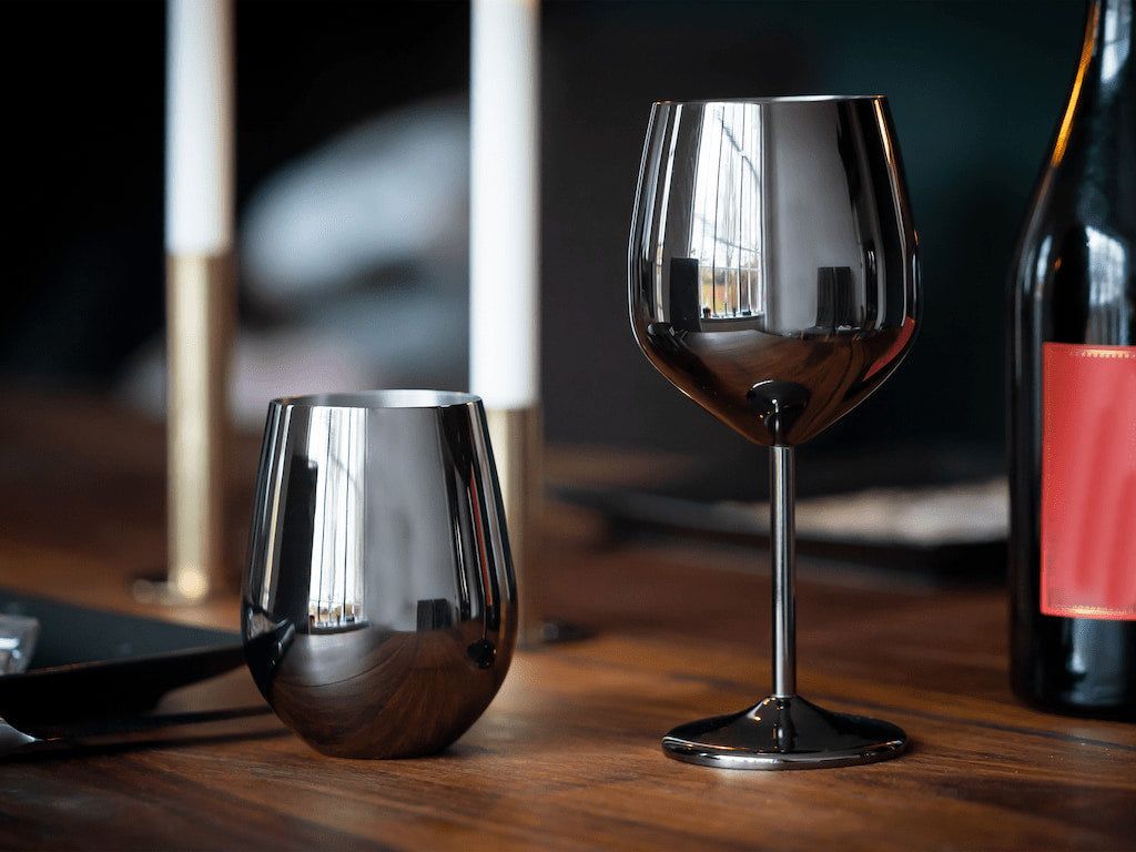 ENSEMBLE VERRE EN ACIER INOXYDABLE 4-PC - 2